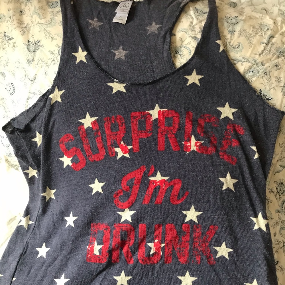 “Surprise, I’m Drunk!” Patriotic Tank